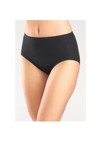 Petite Fleur, Damen, Taillenslip 5er-Pack, aus weicher Pikee-Qualit&auml;t, schwarz, 44, schwarz, Taillenslip im 5er-Pack