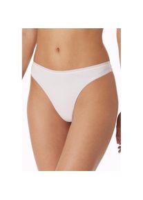 Schiesser, Damen, T-String &raquo;95/5&laquo; 2er-Pack, mit besonders flachen N&auml;hten, 100-weiss, 36, 100-weiss, Damen-String von Schiesser