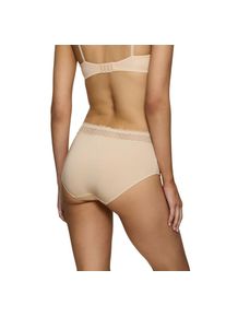 Triumph, Damen, Midislip &raquo;Feel of Modal&laquo; 2er Pack, sehr weich, elastischer Bund mit Spitze, leicht, NATUR, L, Damen-Slip von Triumph