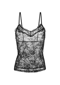Dorina, Damen, Unterhemd &raquo;Origins&laquo; durchgehende Spitze mit Spitzenbesatz, black, S, Camisole von Dorina