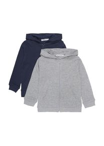 Minymo, Herren, Kapuzenpullover &raquo;Kapuzensweatjacke MISweat&laquo;, Grey Melange, 122, Grey Melange, Sweatshirtjacke mit Kapuze
