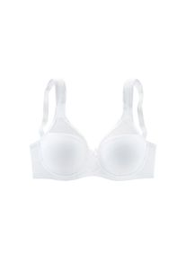 Nuance, Minimizer-BH mit B&uuml;gel und gepunktetem Netzeinsatz, wei&szlig;, 100 - Cup E