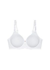 Triumph, B&uuml;gel-BH &raquo;Wild Azalea Florale W01&laquo; verkleinert die Brust optisch um eine Cup-Gr&ouml;&szlig;e, WHITE, Cup E, 85 - Cup E, B&uuml;gel-BH