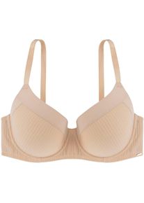 Dorina, B&uuml;gel-BH &raquo;Carmen&laquo; leicht gepolstert, geformte Cups, weich, Mikrofaser, beige, 75 - Cup E
