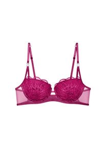 Triumph, Halbschalen-BH &raquo;Crazy Stupid Love&laquo; Komfort-B&uuml;gel, italienische Spitze, Wow-Effekt, PASSION FRUIT, 80 - Cup D