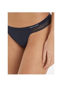 Tommy Hilfiger Underwear, Damen, String mit Spitzendetails, dunkelblau, L (40), dunkelblau, Tanga von Tommy Hilfiger