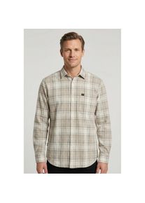 Camel Active, Herren, Langarmhemd mit Karo-Muster, Stormy Blue, M - N-Gr, Hemd von Camel Active