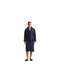 Gant, Damen, Bademantel &raquo;Bademantel ARCHIVE SHIELD TERRY ROBE&laquo;, Dunkelblau, Dunkelblau, Gant Morgenmantel f&uuml;r Sie und Ihn
