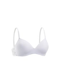 Lascana, Damen, Bralette-BH ohne B&uuml;gel, mit nahtlos vorgeformten Cups, wei&szlig;, Cup A, 85 -Cup A, wei&szlig;, Schalen-BH ohne B&uuml;gel von Lascana mit nahtlos 
