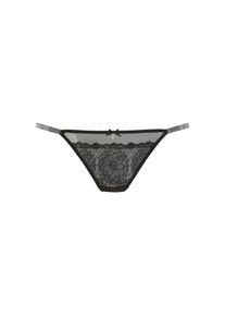 Lascana, Damen, String mit edlen Strassb&auml;ndern, sexy Dessous, Reizw&auml;sche, schwarz, 40/42, schwarz, Extravaganter String mit edlen Strassb&auml;ndern an den