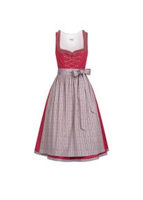 N&uuml;bler N&uuml;bler, Damen, Dirndl &raquo;Dirndl midi Terres&laquo;, Rot, EURO, 38 - EURO, Rot, mit eckigen Ausschnitt, Trachtenmode