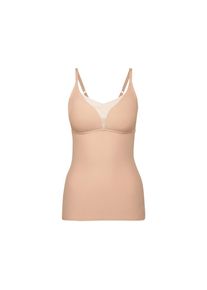Triumph, BH-Hemd &raquo;Shape Smart Bra-Shirt&laquo; gl&auml;ttend, ohne B&uuml;gel, tiefer V-Ausschnitt mit Mesh-Details, NEUTRAL BEIGE, N-Gr, 2 - N-Gr, BH-Hemd