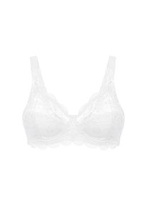 SuSa, Damen, B&uuml;gelloser BH &raquo;Latina&laquo; 2er Pack, zarte Spitze, atmungsaktiv, elastisch, bequem, BH-Set, weiss/schwarz, Cup C, 105 -Cup C, weiss/schwarz, 