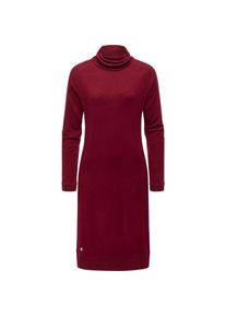 Ragwear, Damen, Jerseykleid &raquo;Jerseykleid Peona&laquo;, Wine Red, N-Gr, M -N-Gr, Wine Red, Damen Midikleid Langarm Strickkleid