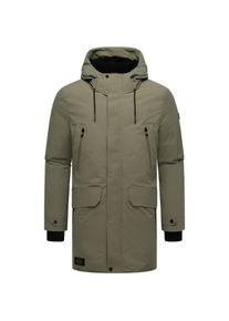 Stone Harbour, Herren, Wintermantel &raquo;Wintermantel Kitraan XX&laquo;, Dusty Olive, XL, Herren Wintermantel mit verstellbarer Kapuze