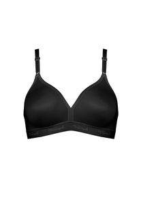 Triumph, Damen, B&uuml;gelloser BH &raquo;Micro Fun&laquo; nahtlos vorgeformte Cups, BLACK, Cup C, 75 - Cup C, BLACK, B&uuml;gelloser T-Shirt-BH mit nahtlos vorgeformten 