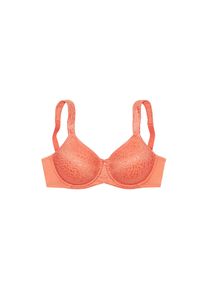 Lascana, Minimizer-BH mit B&uuml;gel aus schimmernder Jaquardspitze, mandarine, 70 - Cup D