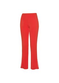 Lascana, Damen, Schlafhose mit Spitzeneins&auml;tzen, feuerrot, N-Gr, 32/34 -N-Gr, feuerrot, Romantische Pyjamahose mit elastischem Bund