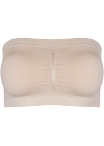 MAGIC BODYFASHION, Damen, B&uuml;gelloser BH &raquo;Comfort Bandeau&laquo; mit herausnehmbaren Pads, latte, S - N-Gr, Bequemer, nahtloser, b&uuml;gelloser & tr&auml;gerloser BH