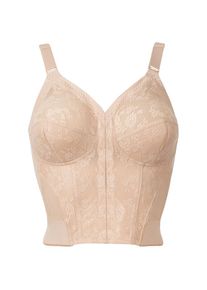Triumph, Damen, Lang-BH &raquo;Doreen L02 X&laquo; mit Spitzendetails, natur, 90 - Cup E, Corsagen-BH ohne Polsterung und ohne B&uuml;gel
