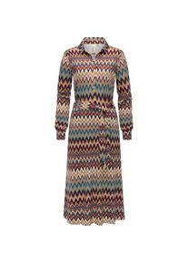 Ragwear, Damen, Blusenkleid &raquo;Blusenkleid Plantee Print&laquo;, Sand26, N-Gr, XL -N-Gr, Sand26, Damen Hemdblusenkleid f&uuml;r Alltag und Freizeit