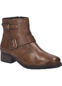 Josef Seibel, Damen, Stiefelette &raquo;Kate 21, cognac&laquo;, cognac, 39, Damen-Stiefelette aus Leder