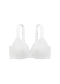 Dorina, B&uuml;gel-BH &raquo;Rachel&laquo; mit Schale, nahtlos vorgeformte Cups, gepolsterte Tr&auml;ger, white, 100 - Cup D