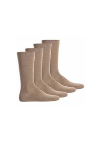 BOSS, Herren, Kurzsocken &raquo;Socken 2P RS Uni CC 10260369 01 4er Pack&laquo;, Beige, 47-50, Beige, BOSS - 4 Paar Mittelhohe Socken f&uuml;r M&auml;nner