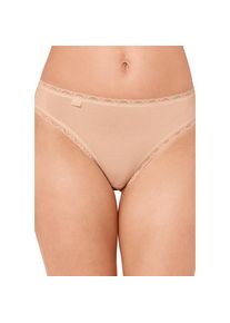 Sloggi, Damen, Taillenslip &raquo;24/7 Cotton Lace&laquo; 3er Pack, mit edler Spitze und flachen N&auml;hten, beige, 48, Klassischer Damenslip von Sloggi