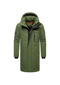 Stone Harbour, Damen, Regenmantel &raquo;Wintermantel Xandroo XX&laquo;, Pine Olive, 3XL, Pine Olive, Warmer Herren Wintermantel mit abnehmbarer Kapuze