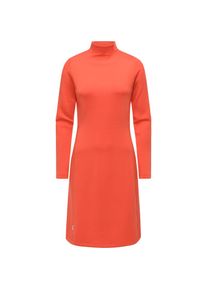 Ragwear, Damen, A-Linien-Kleid &raquo;A-Linien-Kleid Leavie&laquo;, Red, N-Gr, XXL -N-Gr, Red, Zeitloses Damen Freizeitkleid mit Stehkragen und Ziern&auml;hten