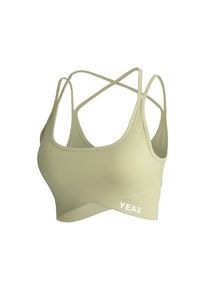 YEAZ, Unisex, Sporttop &raquo;Top CLASSY&laquo;, gr&uuml;n, S, gr&uuml;n, Top mit feinen Criss-Cross Tr&auml;gern am Nacken