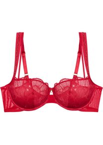 Triumph, B&uuml;gel-BH &raquo;Palina Moonlight Kiss&laquo; x Palina Rojinski, mit Spitze und Glitzergarn, SHANGHAI RED, 75 - Cup B