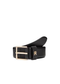 Tommy Hilfiger, Damen, Lederg&uuml;rtel &raquo;TH SQUARE 3 cm breit&laquo; mit quadratischer Schnalle, Breite: 3cm, Black, Black, Dameng&uuml;rtel von Tommy Hilfiger