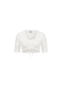 N&uuml;bler N&uuml;bler, Damen, Dirndlbluse &raquo;Dirndlbluse kurzarm Nena&laquo;, Creme, 42, Creme, Bluse, transparente Spitze, kurzer &Auml;rmel