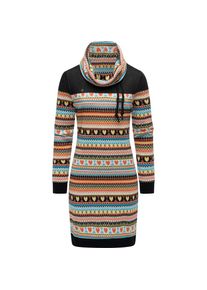 Ragwear, Damen, Sweatkleid &raquo;Sweatkleid Chlloe Jacquard YOUMODO&laquo;, Multi Combo, N-Gr, 3XL -N-Gr, Multi Combo, Bequemes Langarm Minikleid mit hohem 