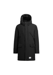 Khujo, Herren, Wintermantel &raquo;Wintermantel Figaro&laquo;, Black, L, Herren Winter Steppmantel mit cleanem Look