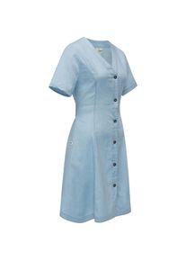 Ragwear, Damen, Sommerkleid &raquo;Sommerkleid Kveeda Denim&laquo;, Light Blue Denim, N-Gr, S -N-Gr, Light Blue Denim, Feminines Damen Kurzarm-Kleid in Denim-