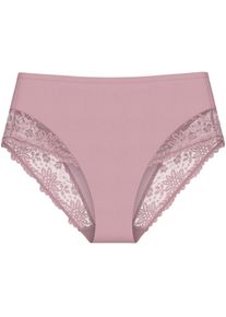 Triumph, Damen, Maxislip &raquo;Ladyform Soft&laquo; mit Spitze, femininer Stil, glatt, elegant, ROSEBLOOM, 44, ROSEBLOOM, Hochgeschnittener Slip von Triumph