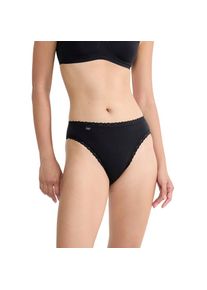 Sloggi, Damen, Taillenslip &raquo;24/7 Cotton Lace&laquo; 3er Pack, mit edler Spitze und flachen N&auml;hten, schwarz, 42, schwarz, Klassischer Damenslip von Sloggi
