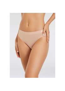 Apollo, Damen, Hipster 3er Pack, Seamless Bambus Taillen / Huft Slip, weich und bequem!, beige, M, Nahtlose Seamless Bambus W&auml;sche von Apollo. 