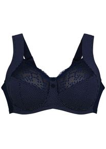 Anita since 1886, Damen, Entlastungs-BH &raquo;Orely&laquo; mit Spitze, dreigeteilte Cups, verstellbare Tr&auml;ger, feminin, martitim blue, Cup D, 85 -Cup D, martitim