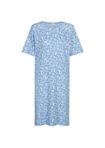 Mey, Damen, Nachthemd &raquo;Flower Meadow&laquo; Ohne Taschen Floraler Print, blue silk, 46 - N-Gr, Legerer Schnitt