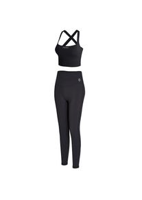 YEAZ, Damen, Sportanzug &raquo;Set SHOW&laquo;, schwarz, L, schwarz, Set bestehend aus Top & Leggings mit hoher Taille
