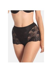 Sassa Mode Sassa, Damen, Panty &raquo;Functional Lace&laquo; 2er Pack, mit Spitzeneinsatz, 2x schwarz, 100, Controlling Soft-Miederpant komplett aus elastischer Spitze