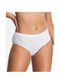 Speidel, Damen, Midislip &raquo;Take-two&laquo; 2er Pack, weich, atmungsaktiv, bequem, basic, hoch geschnitten, Baumwollmix, wei&szlig;, 46, Midislip von Speidel