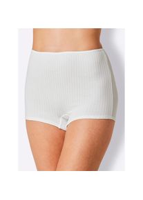 w&auml;schepur w&auml;schepur, Damen, Panty 3 Stk., wei&szlig;, 52/54 - 3 Stk., Ripp-Qualit&auml;t