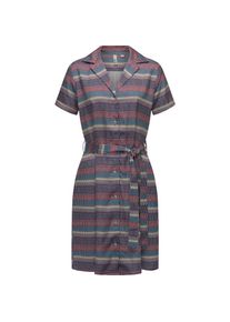 Ragwear, Damen, Sommerkleid &raquo;Sommerkleid Sawira&laquo;, Night Blue, N-Gr, M -N-Gr, Night Blue, Modernes Hemdblusenkleid mit Reverskragen