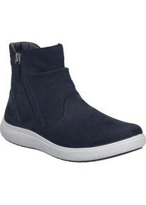 Josef Seibel, Damen, Stiefelette &raquo;Megan 12, dunkelblau&laquo;, dunkelblau, 40, Damen-Stiefelette aus Leder