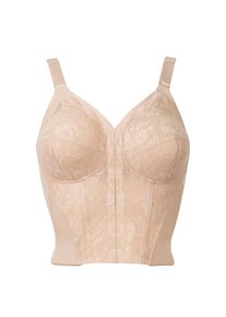 Triumph, Damen, Lang-BH &raquo;Doreen L02 X&laquo; mit Spitzendetails, NATUR, Cup B, 80 - Cup B, NATUR, Corsagen-BH ohne Polsterung und ohne B&uuml;gel